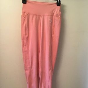 Pink exercise leggings